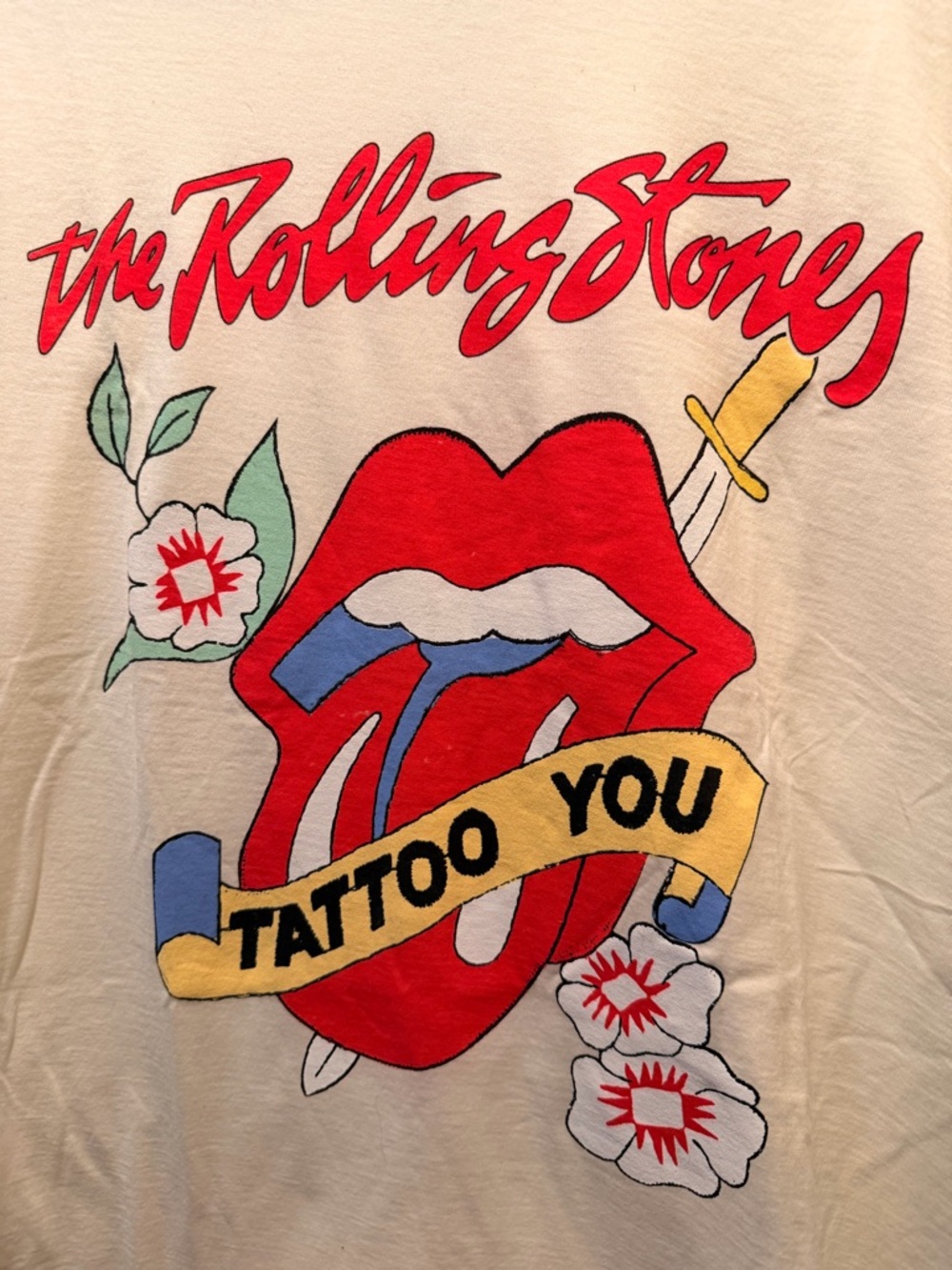 Recycled Karma x Rolling Stones Tattoo You Graphic Tee | Size S & L | NWOT - Picture 4 of 6